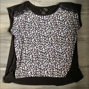 Kardashian cheetah print blouse